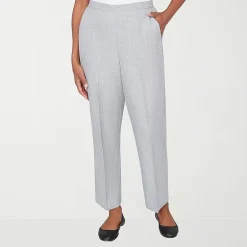 Alfred Dunner Al Fresco Womens Straight Mid Rise Pull-On Pant