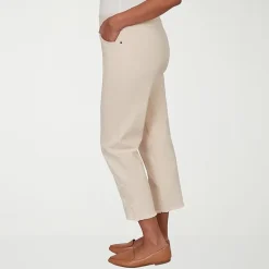 Alfred Dunner Camden Market Womens Straight Mid Rise Pull-On Pant