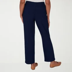 Alfred Dunner Classics Womens Mid Rise Soft Knit Pull-On Pant