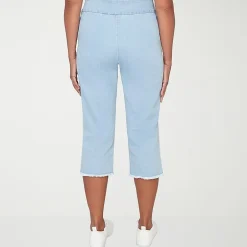 Alfred Dunner Classics Womens Mid Rise Capri Jean