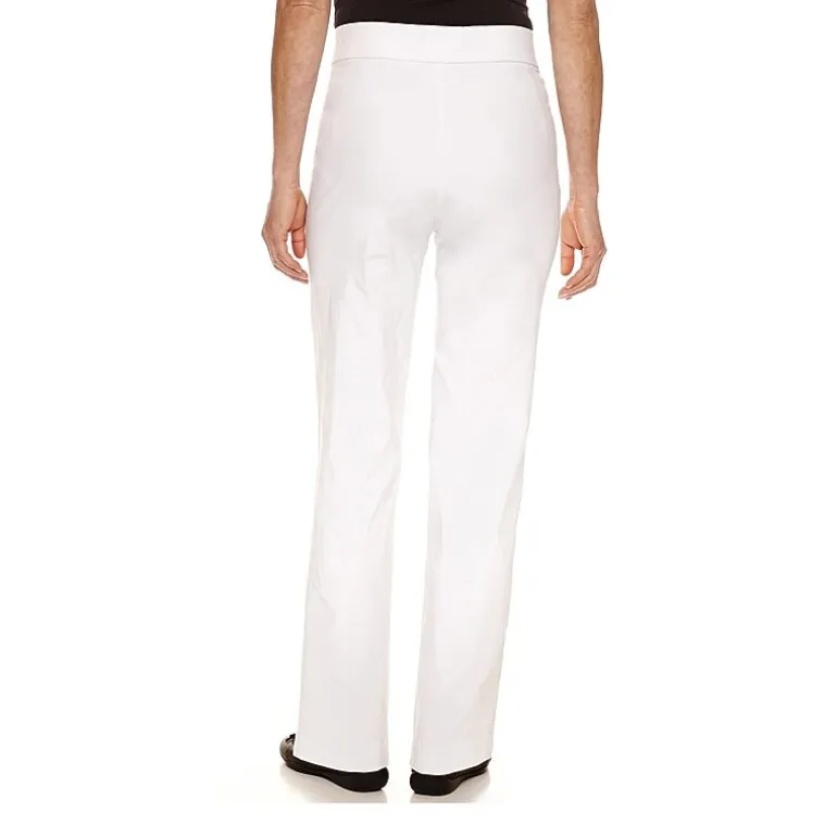 Alfred Dunner Classics Womens Allure Stretch Pant