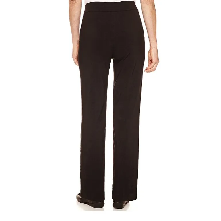 Alfred Dunner Classics Womens Allure Stretch Pant