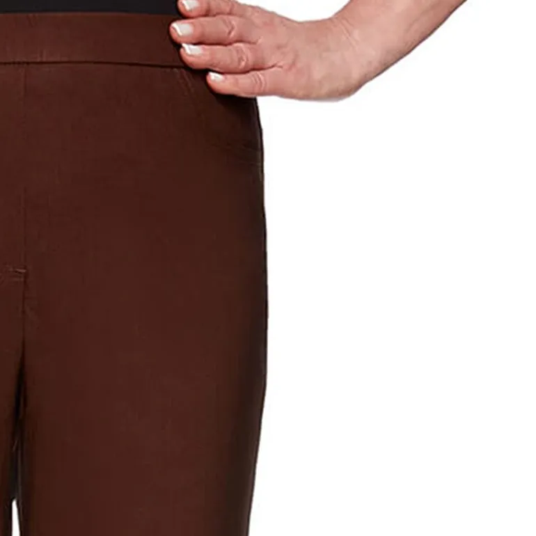 Alfred Dunner Classics Womens Allure Stretch Pant