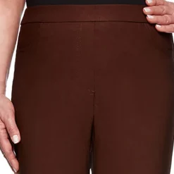 Alfred Dunner Classics Womens Allure Stretch Pant