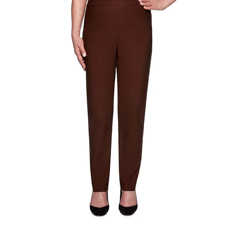 Alfred Dunner Classics Womens Allure Stretch Pant