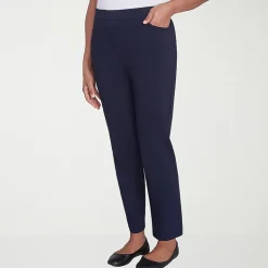 Alfred Dunner Classics Womens Allure Stretch Pant
