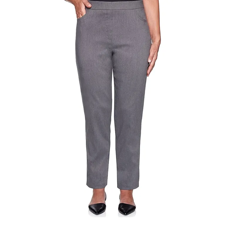 Alfred Dunner Classics Womens Allure Stretch Pant