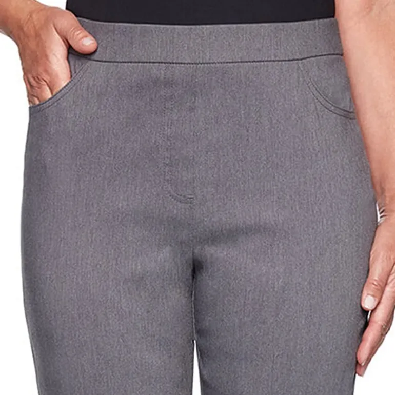 Alfred Dunner Classics Womens Allure Stretch Pant