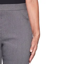 Alfred Dunner Classics Womens Allure Stretch Pant