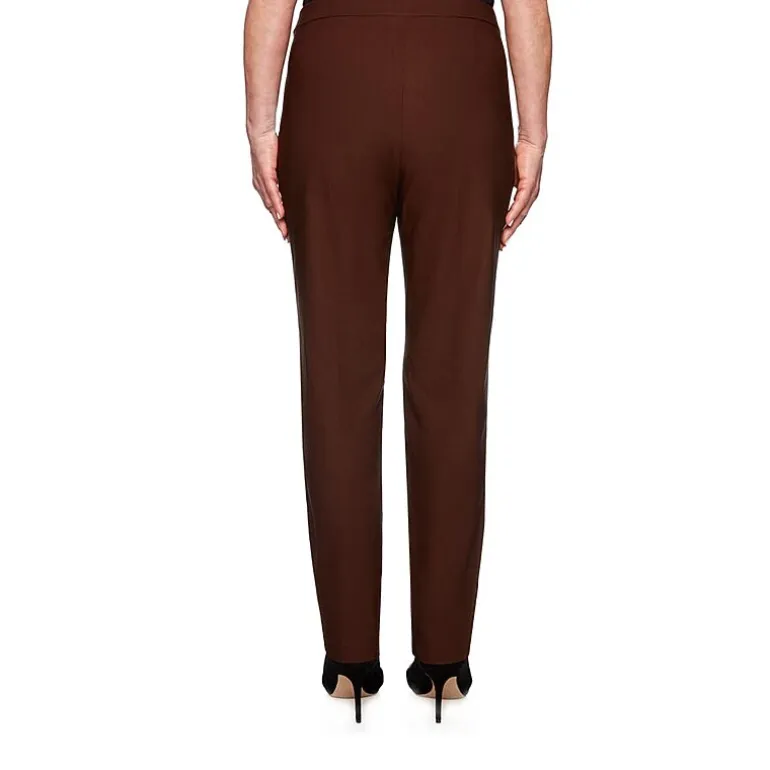 Alfred Dunner Classics Womens Allure Stretch Pant