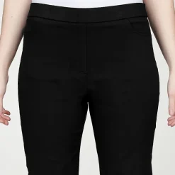 Alfred Dunner Classics Womens Allure Stretch Pant