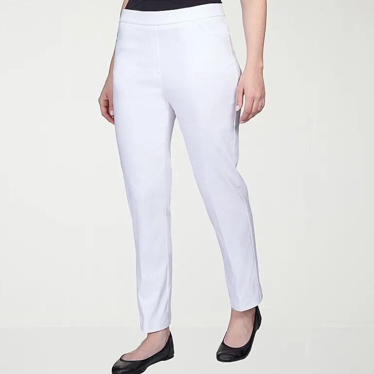 Alfred Dunner Classics Womens Slim Pull-On Pant