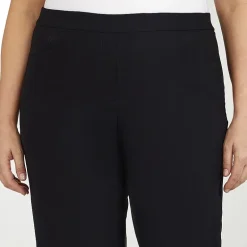 Alfred Dunner Classics Womens Plus Slim Pull-On Pants