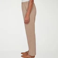 Alfred Dunner Grand Bazaar Womens Straight Mid Rise Pull-On Pant