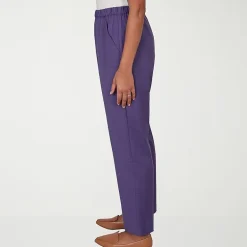 Alfred Dunner Grand Bazaar Womens Straight Mid Rise Pull-On Pant
