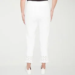 Alfred Dunner Mykonos Womens Straight Mid Rise Pull-On Pant