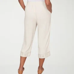 Alfred Dunner Natural Wonder Womens Straight Capri Pant