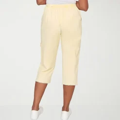 Alfred Dunner Out Of The Blue Womens Straight Capri Pant