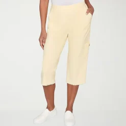 Alfred Dunner Out Of The Blue Womens Straight Capri Pant