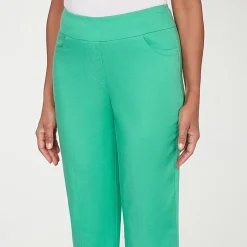 Alfred Dunner Resort Living Womens Straight Capri Pant