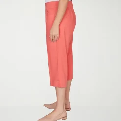 Alfred Dunner Resort Living Womens Wide Leg Capri Pant