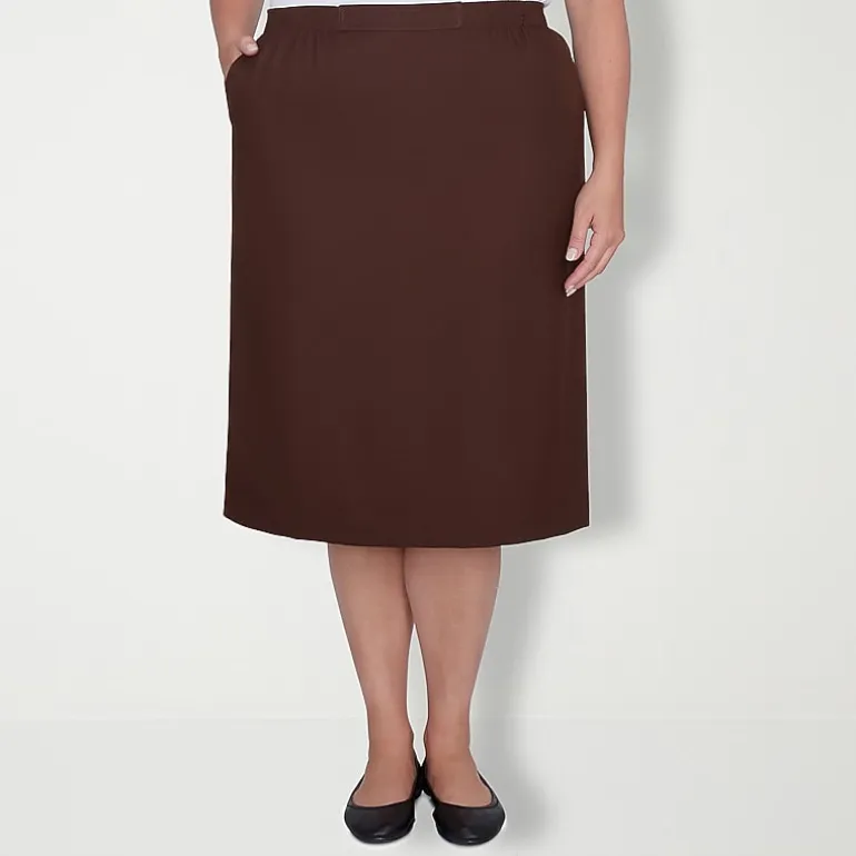 Alfred Dunner Suiting Womens Plus Pencil Skirt