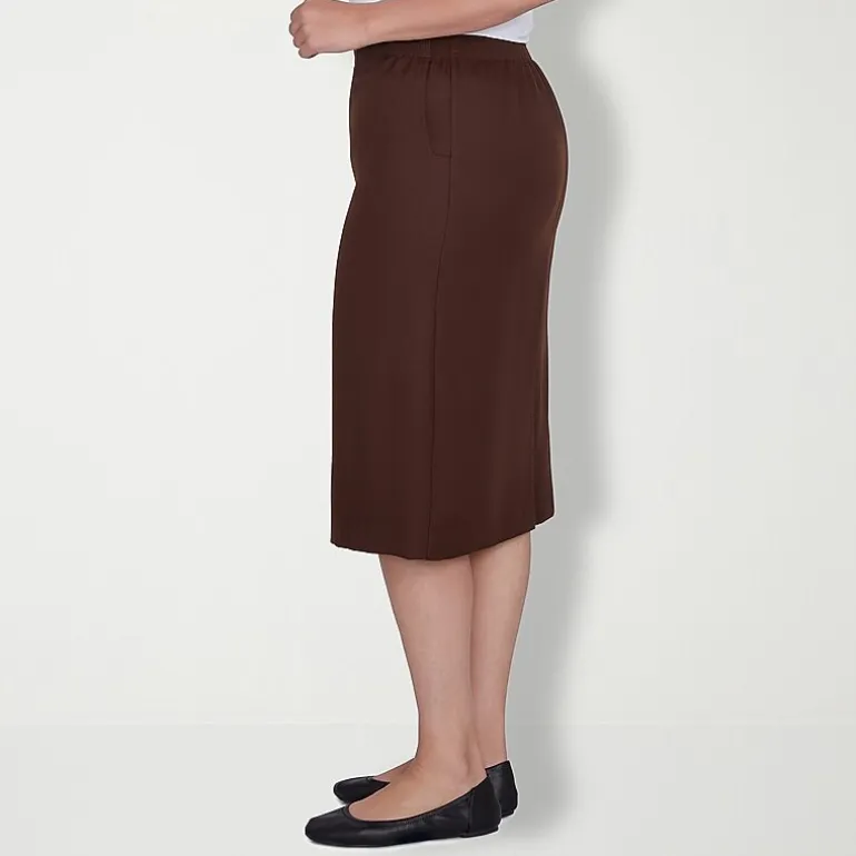 Alfred Dunner Suiting Womens Plus Pencil Skirt
