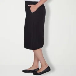 Alfred Dunner Suiting Womens Plus Pencil Skirt