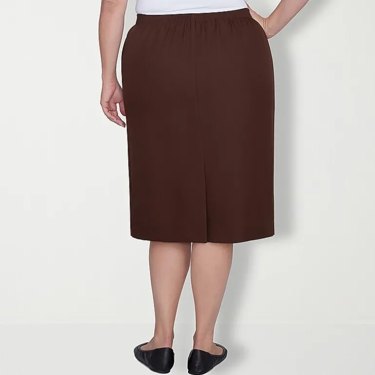 Alfred Dunner Suiting Womens Plus Pencil Skirt