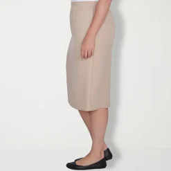 Alfred Dunner Suiting Womens Plus Pencil Skirt