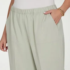 Alfred Dunner Vintage Charm Womens Plus Straight Capri Pant