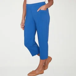 Alfred Dunner Womens Straight Capri Pant