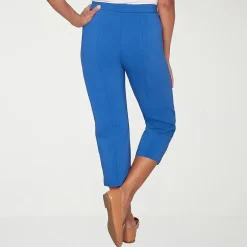 Alfred Dunner Womens Straight Capri Pant