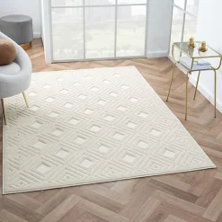 Alina Bel Geometric Indoor Outdoor Rectangular Area Rug