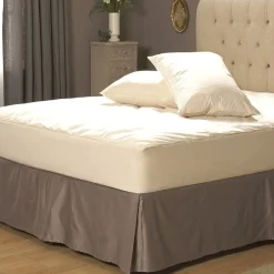 Allerease 100% Organically Grown Cotton Top Mattress Pad