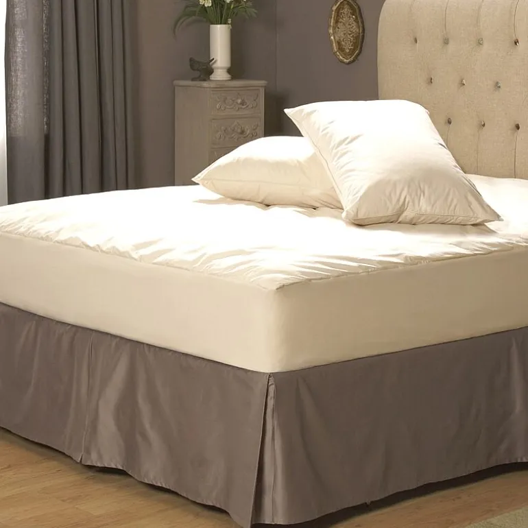 Allerease 100% Organically Grown Cotton Top Mattress Pad