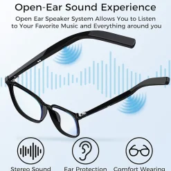 Alpha Digital Magnet Multi-Lens, Bluetooth Audio/Mic, IP65, 5Hr - Smart Glasses