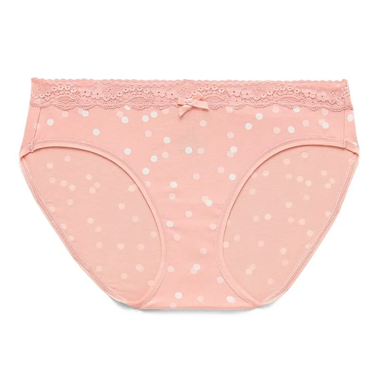 Ambrielle Cotton Bikini Panty