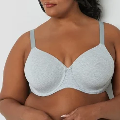 Ambrielle Cotton Full Coverage Underwire Bra