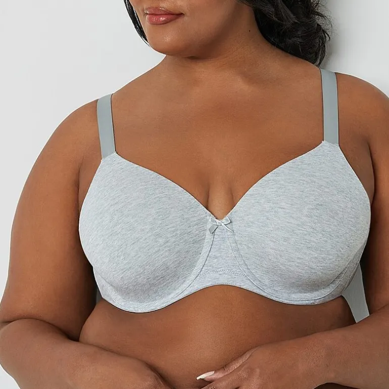 Ambrielle Cotton Full Coverage Underwire Bra