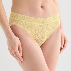 Ambrielle Everyday Lace High Cut Panty