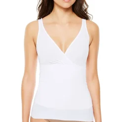 Ambrielle No Side-Show V-Neck Tummy Shaping Shapewear Camisole