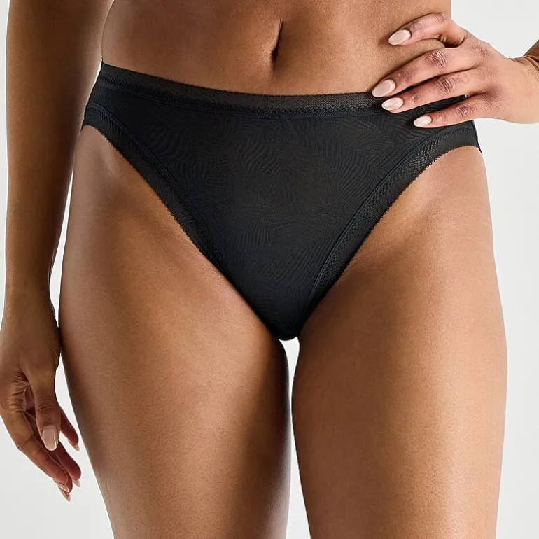 Ambrielle Smooth Lace Hicut Panty
