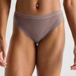 Ambrielle Smooth Lace Thong Panty