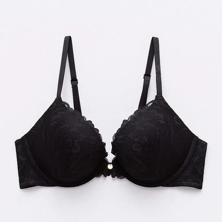 Ambrielle Tulip Lace Push Up Bra