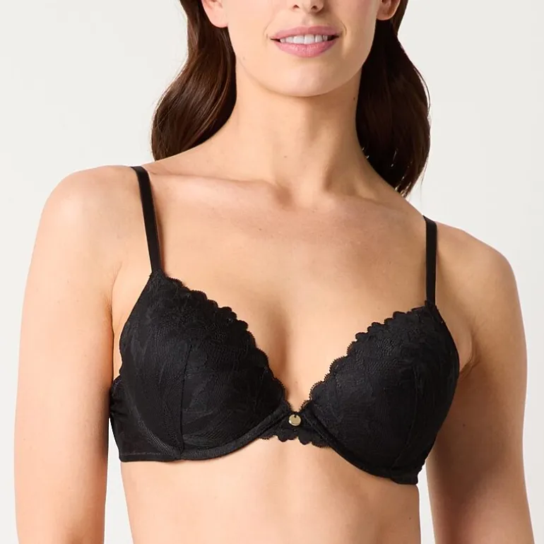 Ambrielle Tulip Lace Push Up Bra