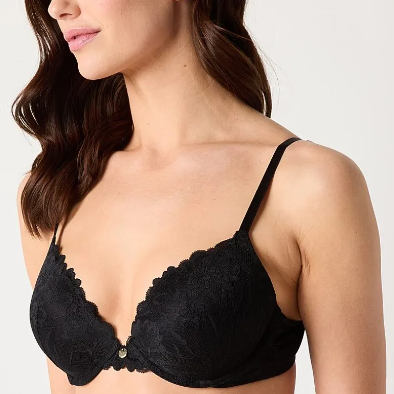 Ambrielle Tulip Lace Push Up Bra
