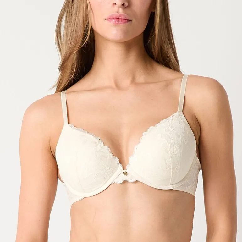 Ambrielle Tulip Lace Push Up Bra