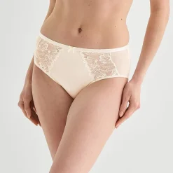 Ambrielle Tulip Lace Shine Brief Panty