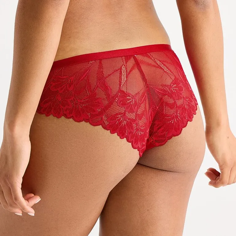 Ambrielle Tulip Lace Shine Cheeky Panty